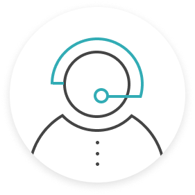 Icon of call center agent