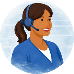 Image of call center agent